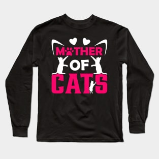 Mother Of Cats Long Sleeve T-Shirt